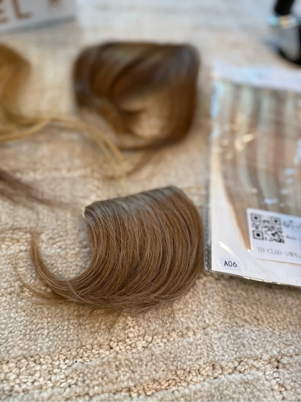 Women Hair Clip-In Fringe Bangs - Brown & Blonde Options
